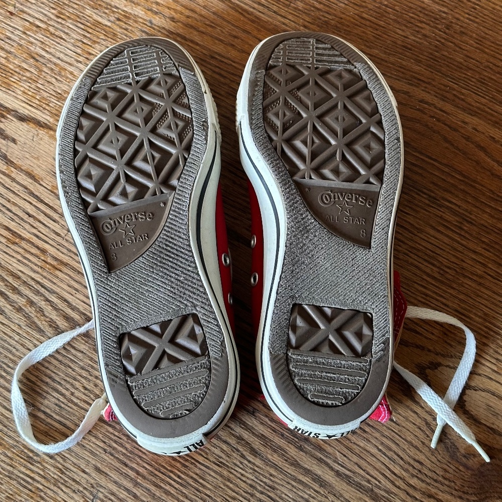 One-of-a-Kind Hand-Stitched Embroidered Converse Sneakers Women’s 10, Men’s 8 - Picture 10 of 15